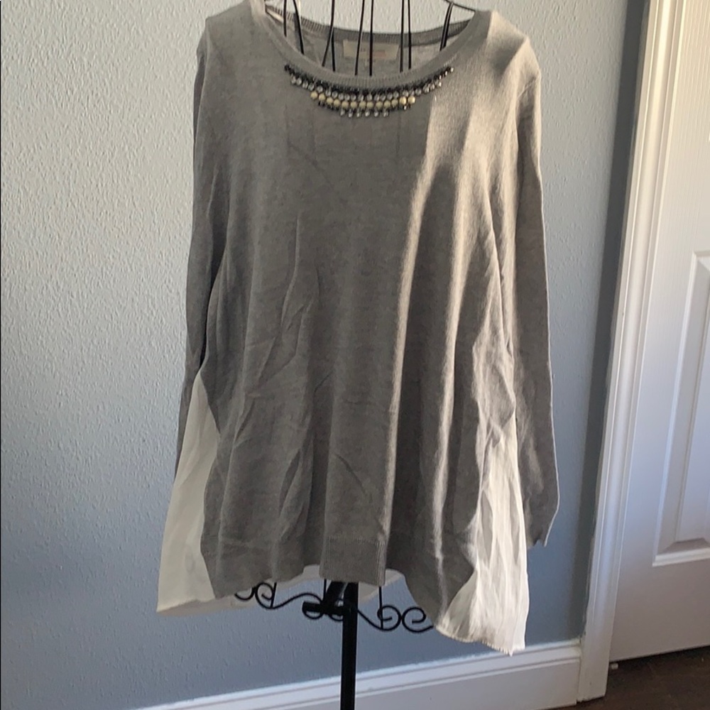 Gray top 3x